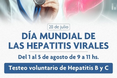 Testeo voluntario de Hepatitis B y C