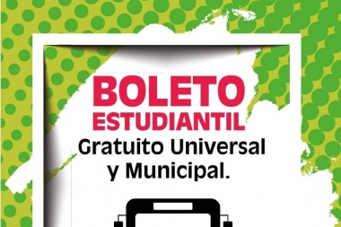 Hoy se trata en el Concejo el Boleto Educativo Gratuito