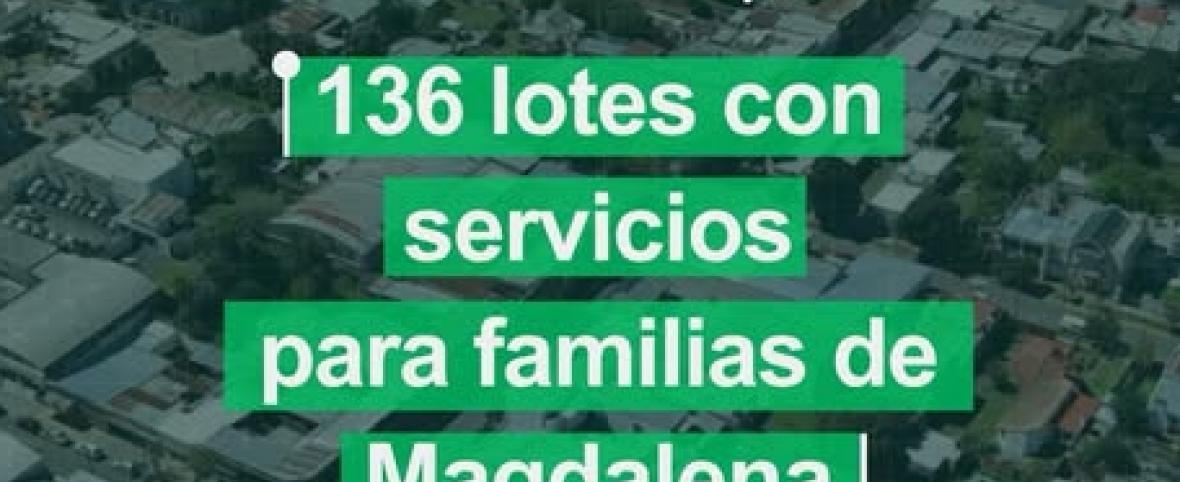 Se abrió la inscripción para acceder a 136 lotes con infraestructura en Magdalena, Vieytes y Atalaya