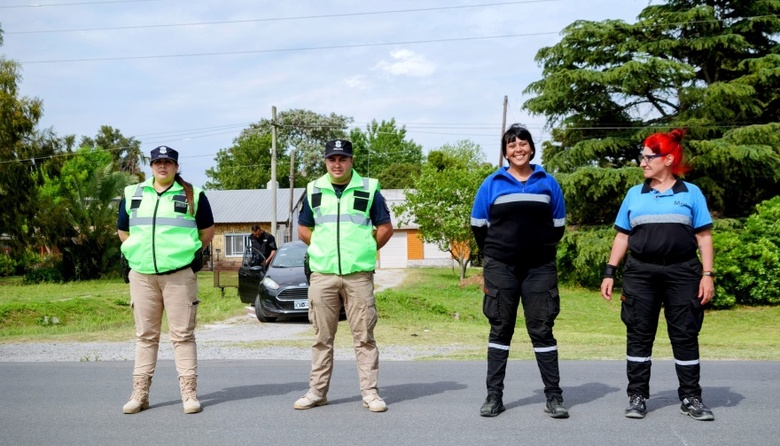 Primer operativo de la Policía Ecológica en el Paraje El Pino con control vehicular y el  transporte de carga yde sustancias peligrosas