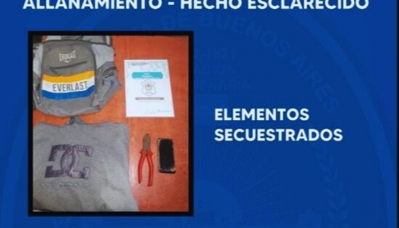 Dos detenidos por hurto en el Barrio 22 de Febrero tras un allanamientos