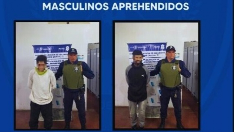 Dos detenidos por hurto en el Barrio 22 de Febrero tras un allanamientos