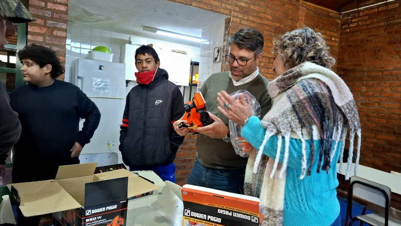 La Escuela Especial N°501 recibió nuevas herramientas para fortalecer su taller
