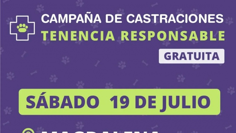 Nueva jornada de castraciones gratuitas en el CRIM
