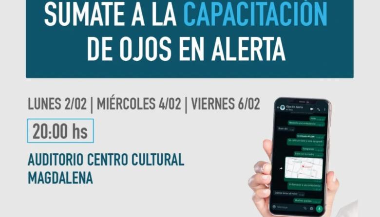 Sumate a Ojos en Alerta y sé parte activa de la seguridad en Magdalena