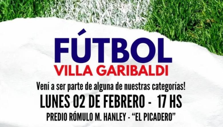 Villa Garibaldi inicia la pretemporada de fútbol en El Picadero