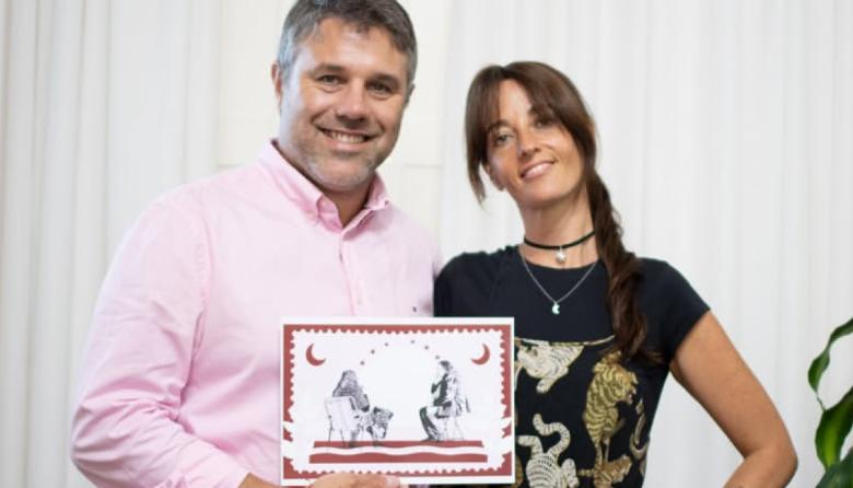 Magdalena reconoció a la artista Jimena García por su proyección internacional en China