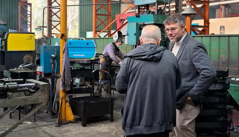 Hourcade visitó Tormecan y reforzó el proyecto del Parque Industrial de Magdalena