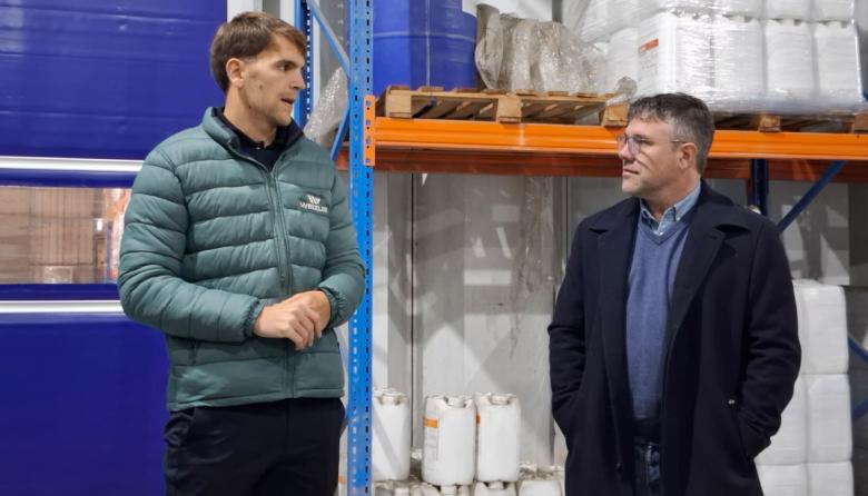 Hourcade recorrió pymes productivas en Bavio y reafirmó el impulso al Parque Industrial de Magdalena