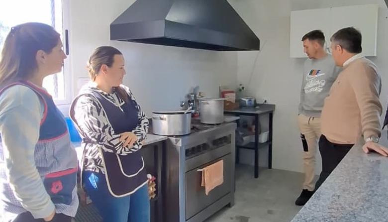 Finalizó la obra de la nueva cocina de la Escuela N°21 del Paraje Starace