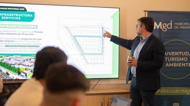 Hourcade presentó el anteproyecto para un nuevo Parque Industrial en Magdalena