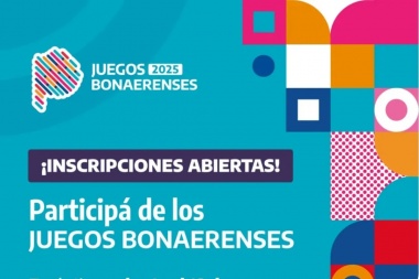 Ya está abierta la inscripción para los Juegos Bonaerenses 2025