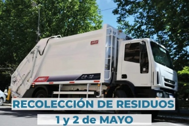 Informan el cronograma de recolección de residuos para el fin de semana largo