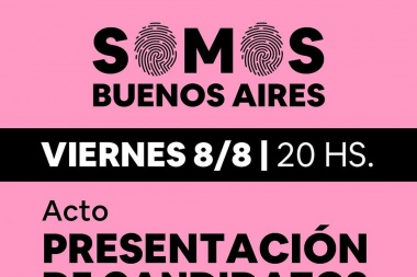Somos Buenos Aires presenta su lista de candidatos en Magdalena