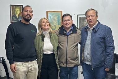 Vice Gobernadora Magarios y el intendente Cascallares visitaron Magdalena con fuerte respaldo a Martín Castelli