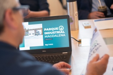 Hourcade presentó el anteproyecto para un nuevo Parque Industrial en Magdalena