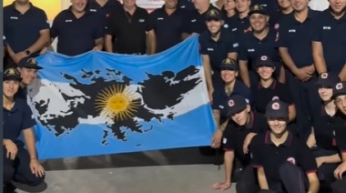 Colocaron una placa en homenaje a Malvinas en el cuartel de Bomberos