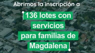 Se abrió la inscripción para acceder a 136 lotes con infraestructura en Magdalena, Vieytes y Atalaya