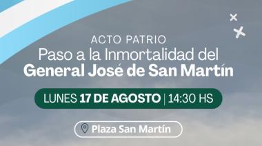 Magdalena realizará el acto por el aniversario del fallecimiento de San Martín