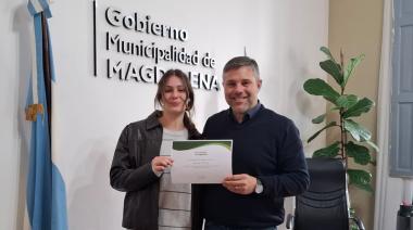 Magdalena reconoció a Serena Ghilini por su trayectoria en el diseño de indumentaria