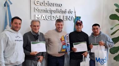 Hourcade recibió a los campeones provinciales intermunicipales de bochas de Magdalena