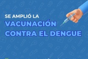 Vacunación contra el dengue: se amplían los grupos habilitados en la Provincia