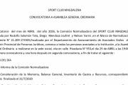 Sport Club Magdalena convocó a asamblea ordinaria para el 29 de abril