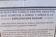 Cartel anónimo en Punta del Indio generó preocupación entre los vecinos