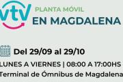 La Planta Móvil de VTV atenderá en Magdalena hasta el 29 de octubre